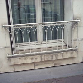 Défense métallique de fenêtre