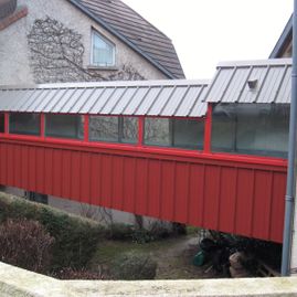 Passerelle-Passerelle de communication SCI l'Habitat à Jouy-le-Moutier (95)